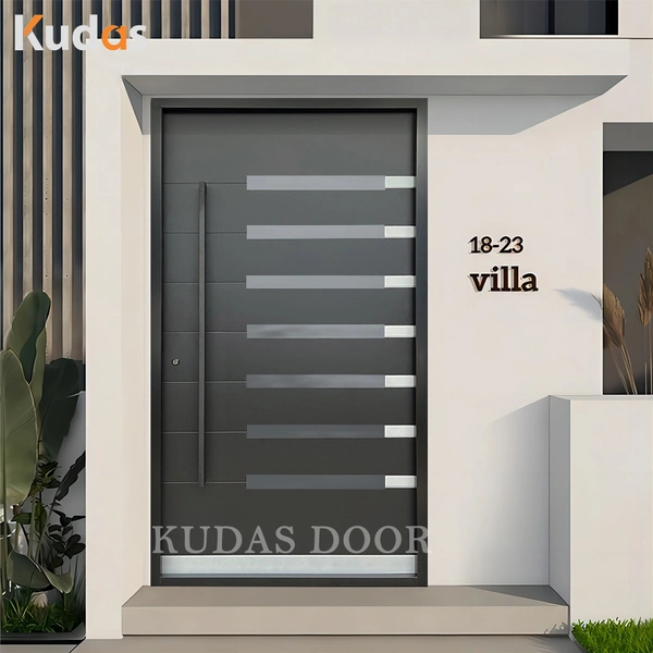 Entrance Stormproof Metal-Door Stainless Steel Aluminum Security Door