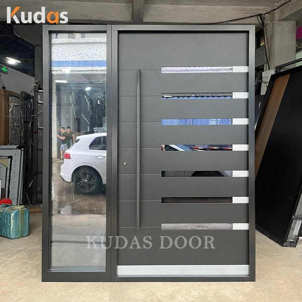 Entrance Stormproof Metal-Door Stainless Steel Aluminum Security Door