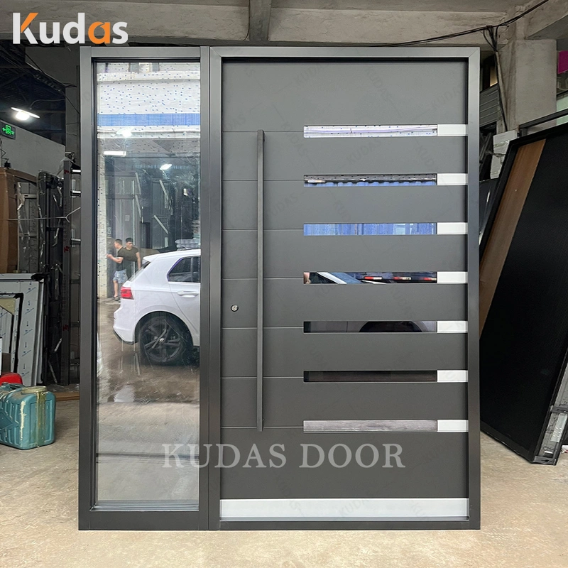 Entrance Stormproof Metal-Door Stainless Steel Aluminum Security Door