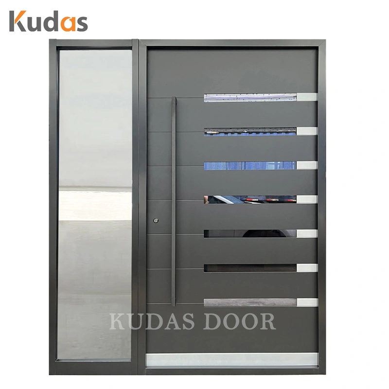 Entrance Stormproof Metal-Door Stainless Steel Aluminum Security Door