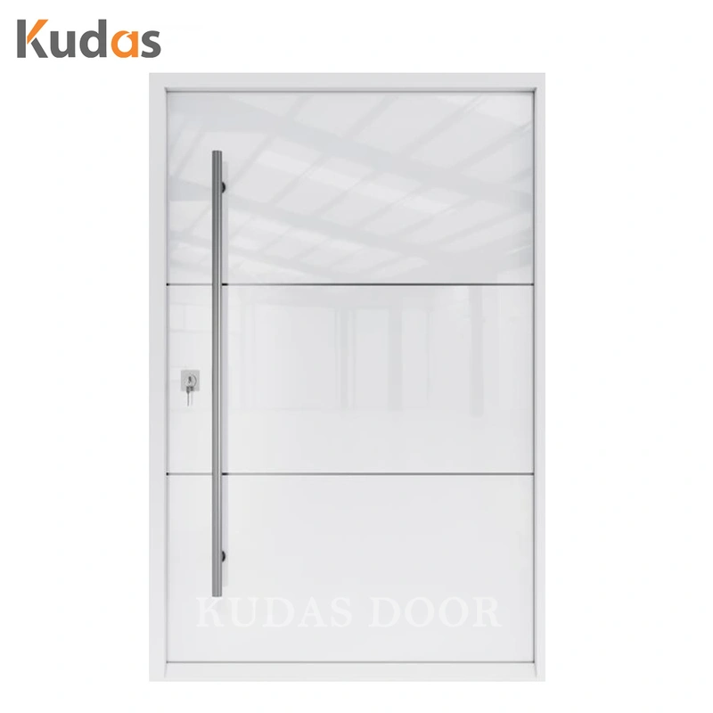 Exterior Modern Entry Stainless Steel Front Pivot Main Entrance Door