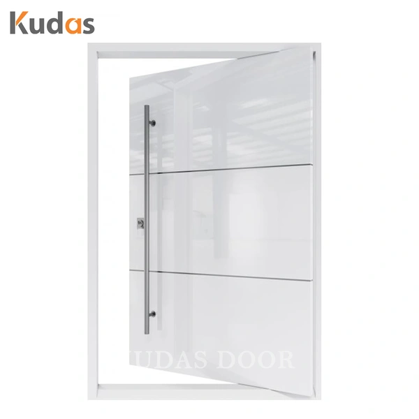 Exterior Modern Entry Stainless Steel Front Pivot Main Entrance Door