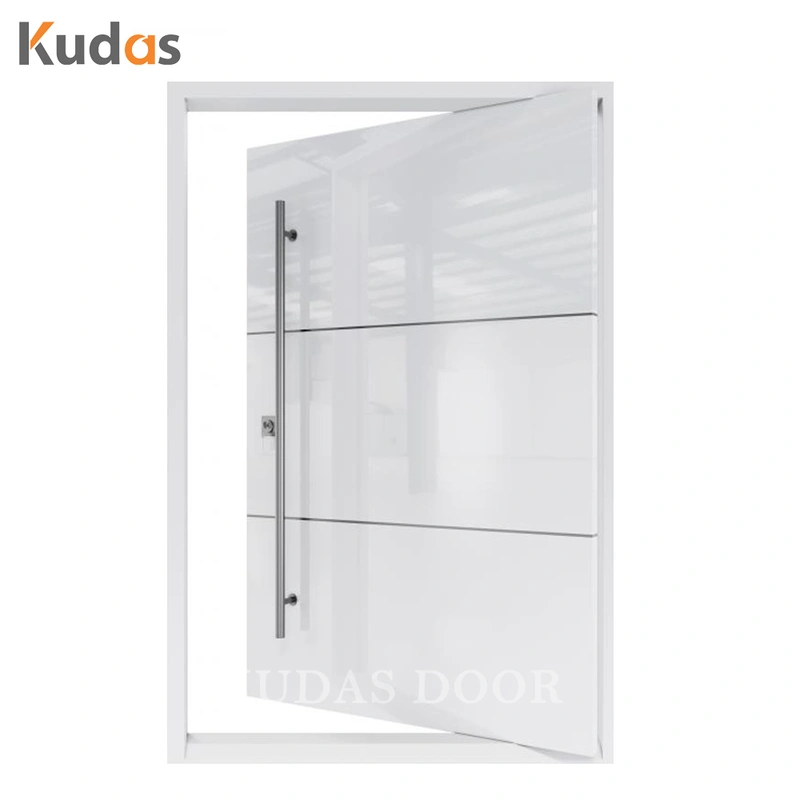 Exterior Modern Entry Stainless Steel Front Pivot Main Entrance Door
