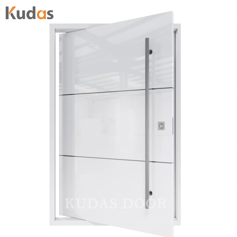 Exterior Modern Entry Stainless Steel Front Pivot Main Entrance Door