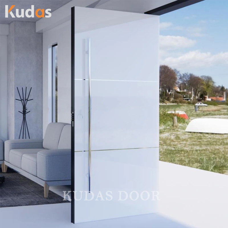 Exterior Modern Entry Stainless Steel Front Pivot Main Entrance Door