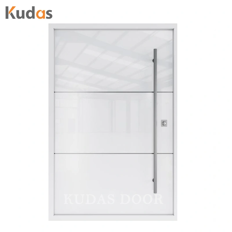 Exterior Modern Entry Stainless Steel Front Pivot Main Entrance Door