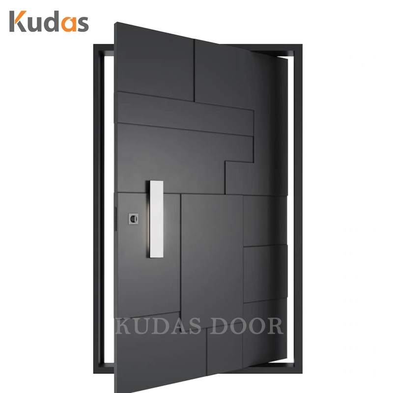 Entry Luxury Entry Modern Stainless Steel Front Entrance Pivot Door