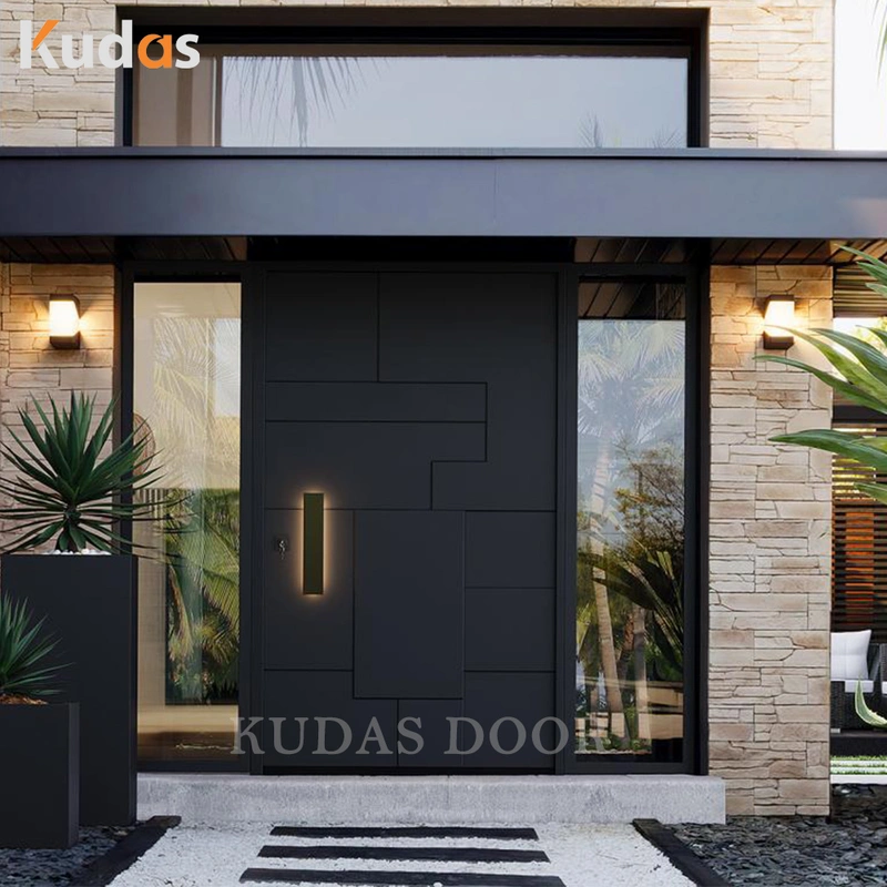 Entry Luxury Entry Modern Stainless Steel Front Entrance Pivot Door