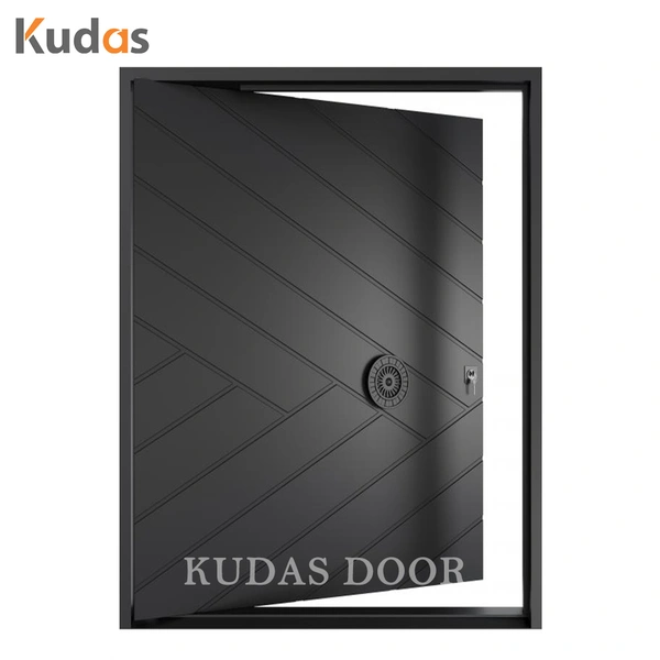 Modern Exterior Villa House Front Entry Casting Aluminum Steel Door