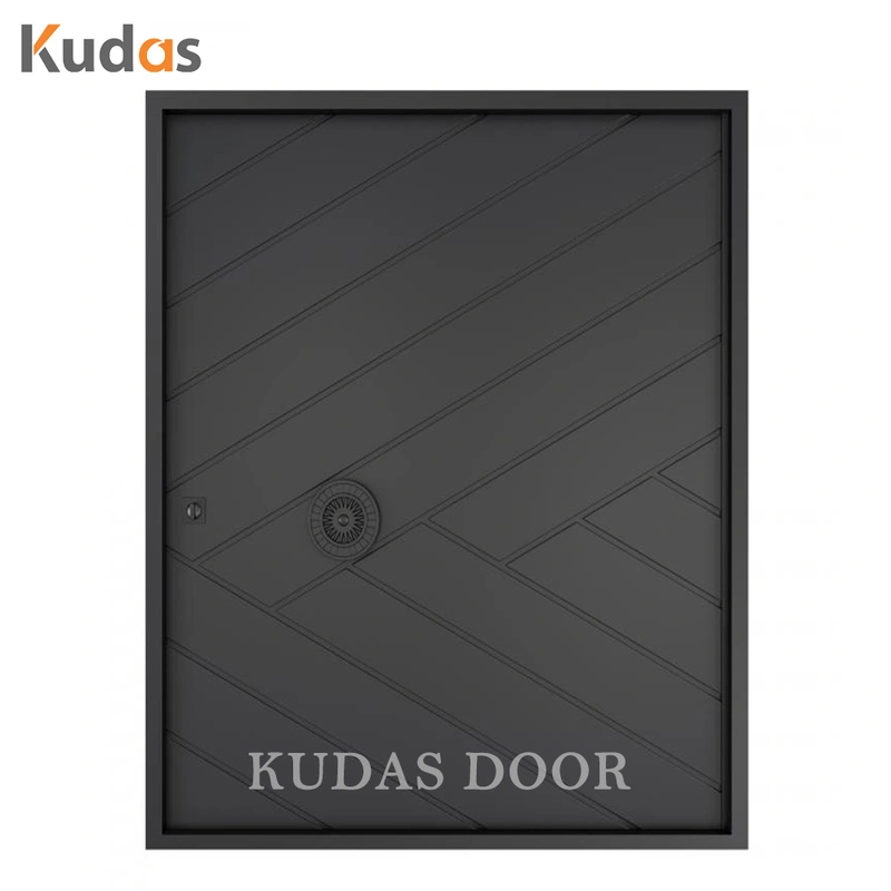 Modern Exterior Villa House Front Entry Casting Aluminum Steel Door