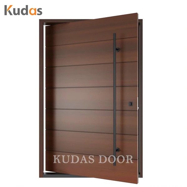 Entrance Security Front Pivot Hard Solid Wood Timber Exterior Door
