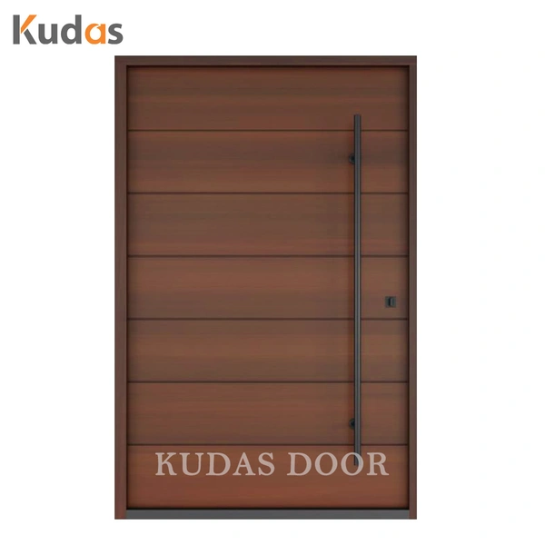 Entrance Security Front Pivot Hard Solid Wood Timber Exterior Door