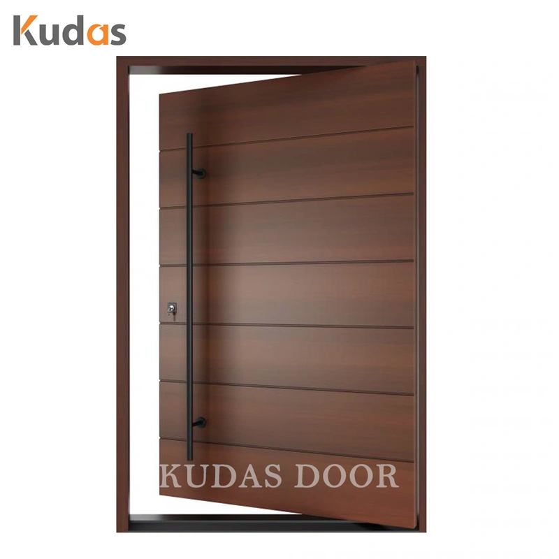Entrance Security Front Pivot Hard Solid Wood Timber Exterior Door