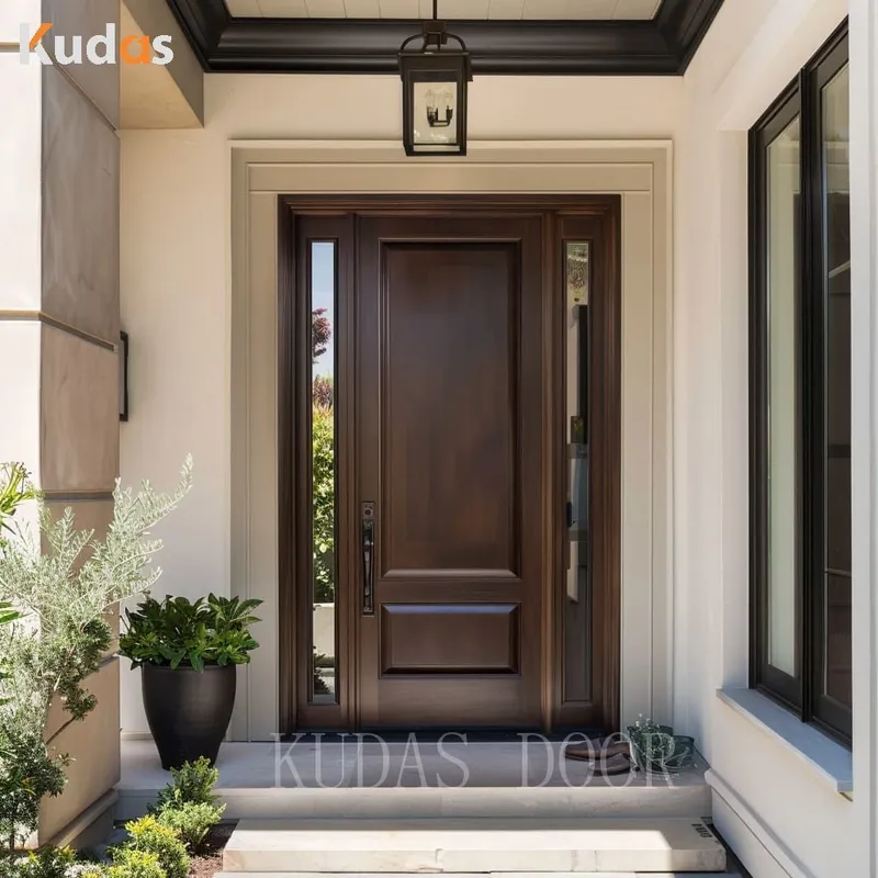 Hard Solid Wood Doors Teak Wooden Main Double Door Designs