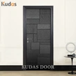 Foshan Black Timber Interior Door Swing 3D Model Sliding Barn Door