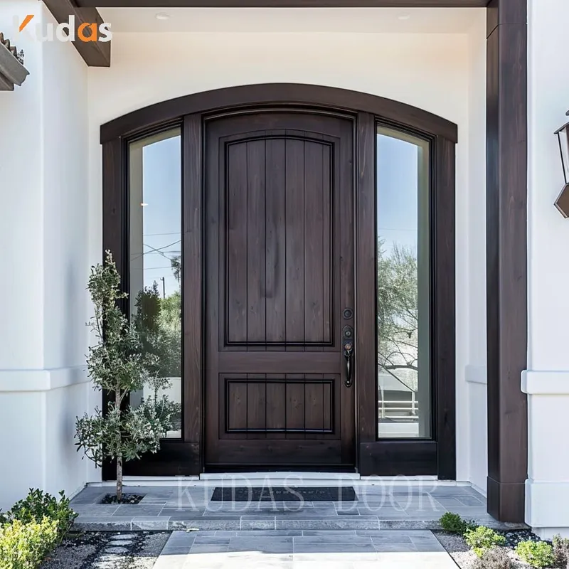 Exterior Doors Wood Entrance Entry Front Security Wooden Door