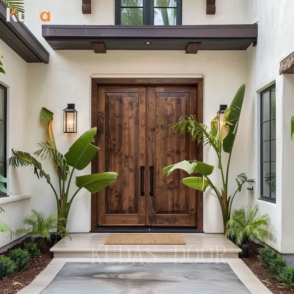 Residence Villa Solid Teak Wood Door Front Entry Main Pivot Door