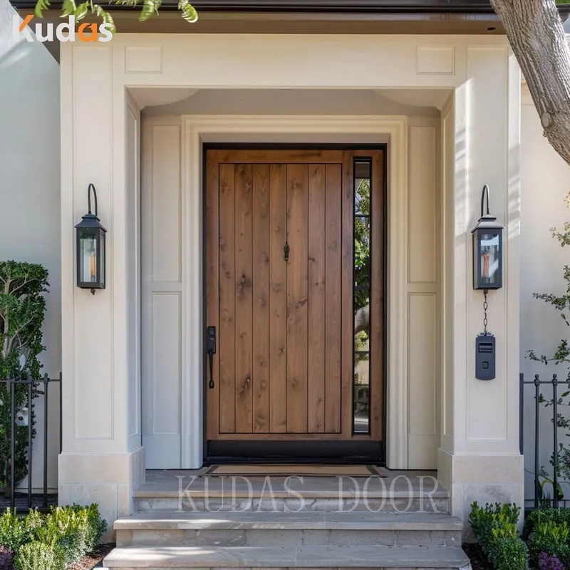 American Plywood Door Main Entry Resistant Wood Double Front Doors