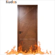 Modern Internal Waterproof Room Home Solid Wooden Veneer Interior Door