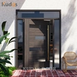 Waterproof Solid Wood Front Door Main Entrance Wooden Doors With Glass