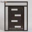 Waterproof Solid Wood Front Door Main Entrance Wooden Doors With Glass