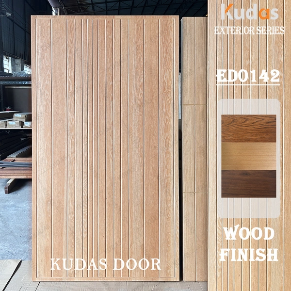 Main Entrance Security Solid Wood Sound Insulated Front Entry Doors
