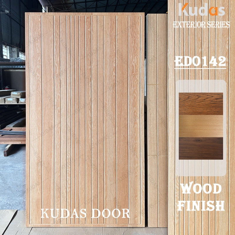 Main Entrance Security Solid Wood Sound Insulated Front Entry Doors