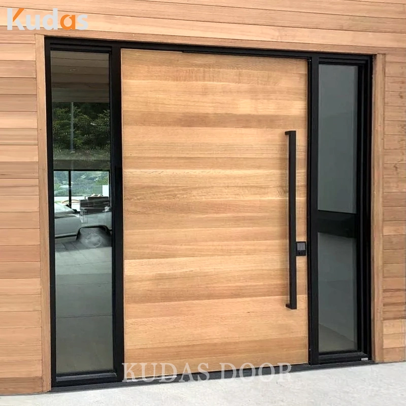 Exterior Solid Wooden Front Entrance Teak Wood Entry Wooden Door