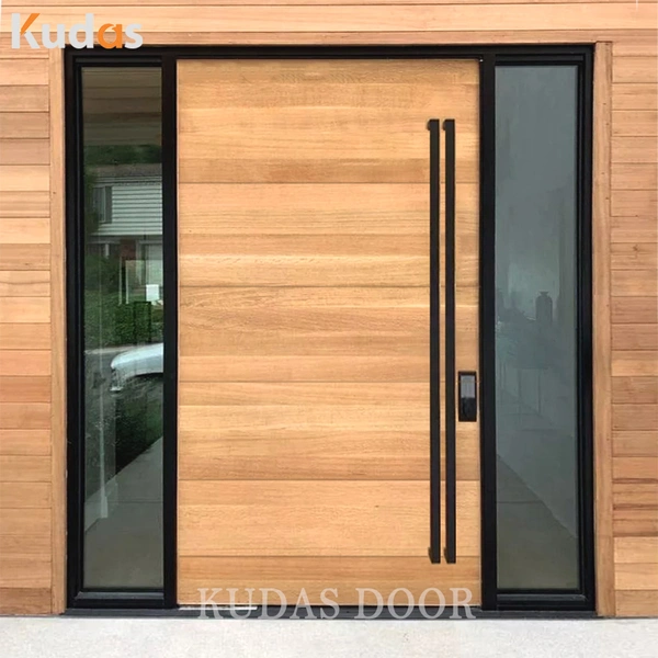 Exterior Solid Wooden Front Entrance Teak Wood Entry Wooden Door