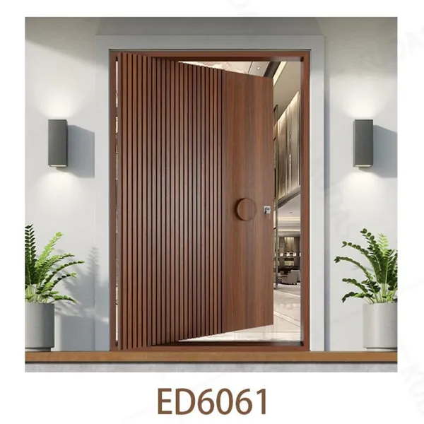 Exterior Luxury Solid Wood Doors Entrance Door Hard Wood Main Doors