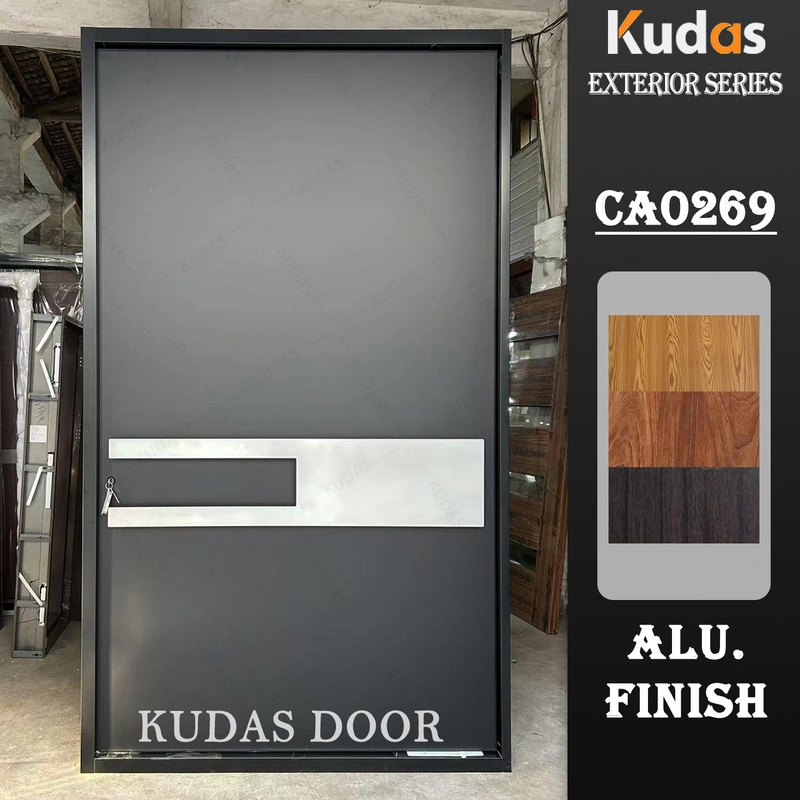 Front Entry Main Exterior Cast Aluminum Entrance Steel Pivot Doors