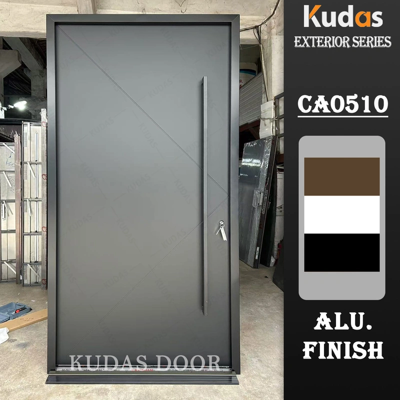 Main Door Pivot Doors Luxury Entrance Villa Metal Cast Aluminum Door