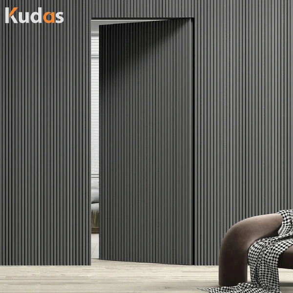 Secret Room Wooden Internal Frameless Invisible Hinge Hidden Door