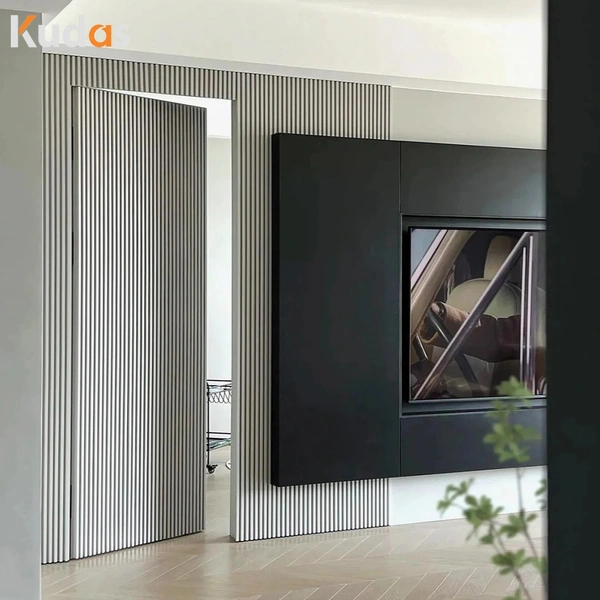 Secret Room Wooden Internal Frameless Invisible Hinge Hidden Door