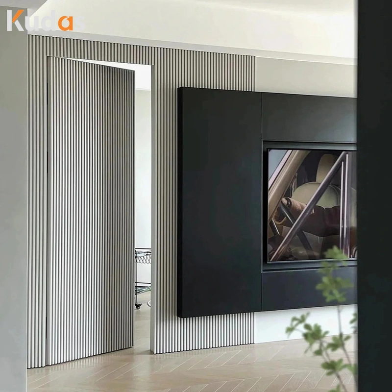 Secret Room Wooden Internal Frameless Invisible Hinge Hidden Door