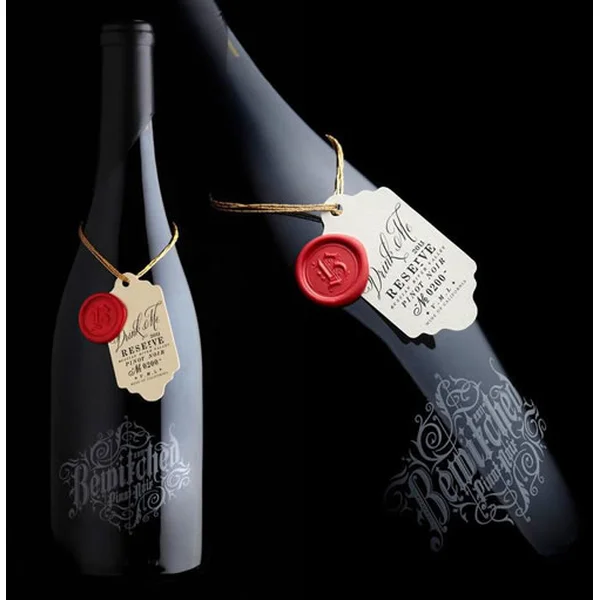 カスタム封蝋ワインラベル印刷｜企業向け高級オリジナル酒ラベル製作