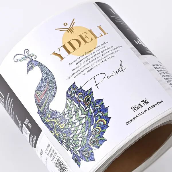 カスタムフロステッドワインラベル印刷｜企業向け高級オリジナル酒ラベル製作