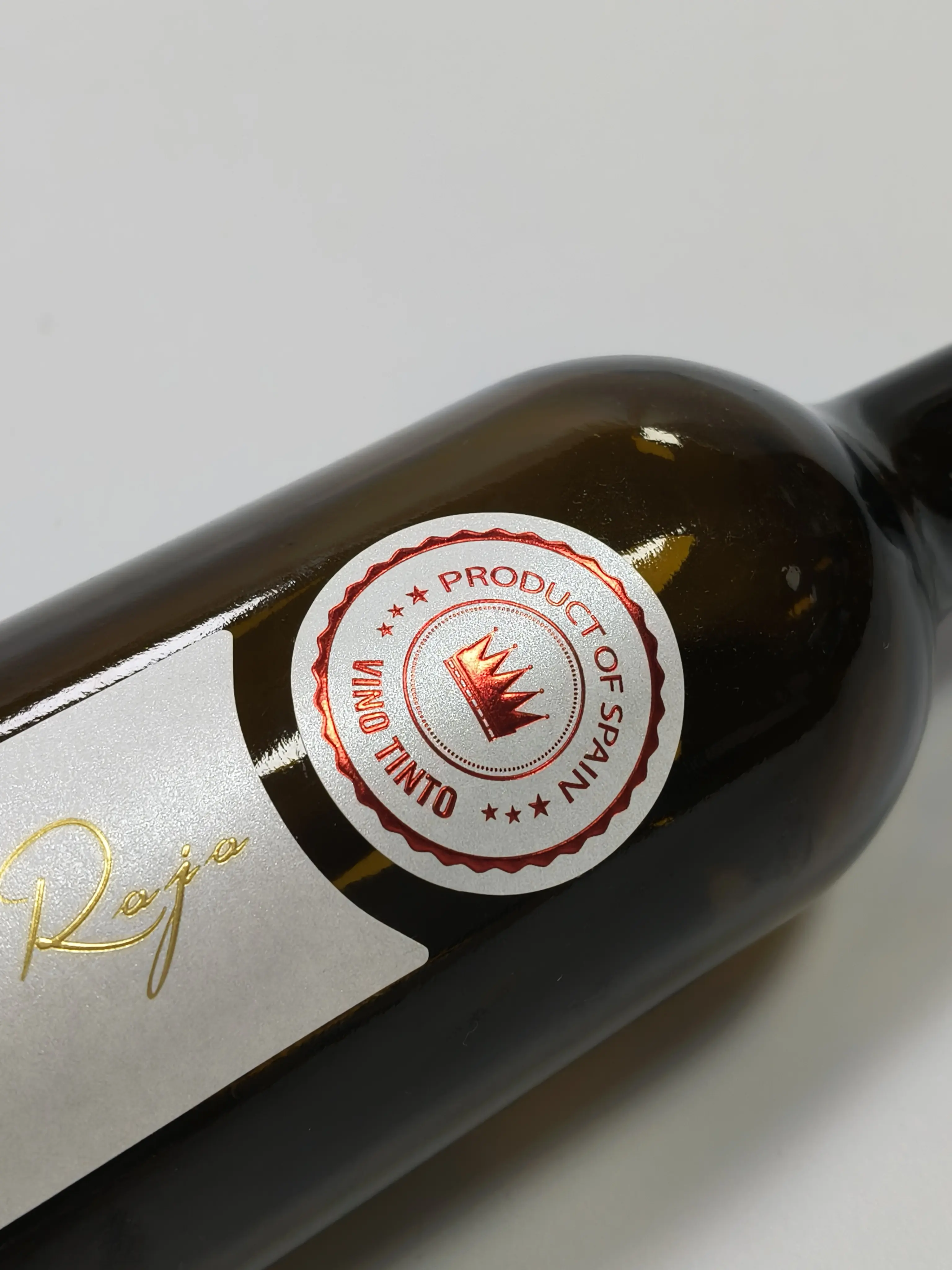 カスタムパール仕上げ紙ワインラベル印刷｜企業向け高級オリジナル酒ラベル製作