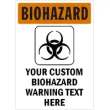 生物危険ラベル印刷｜企業向けGHS対応オリジナルバイオハザード表示ラベル