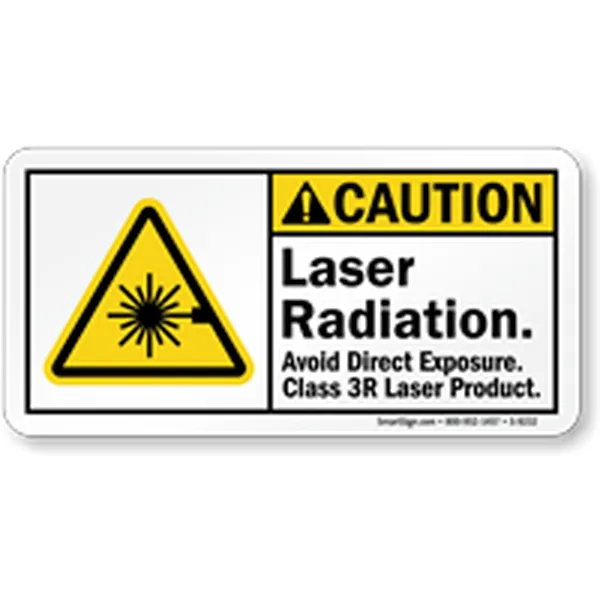 レーザー安全ラベル印刷｜企業向けレーザー装置用オリジナル警告ラベル製作