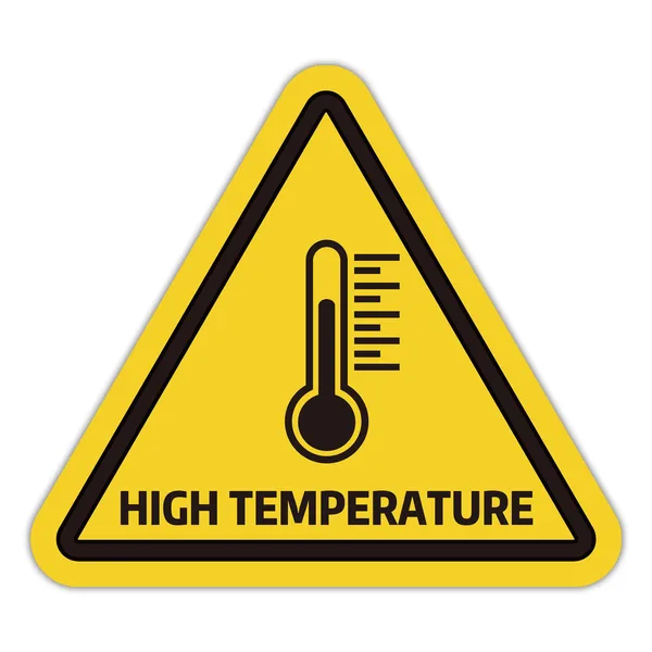 高温警告ラベル印刷｜企業向け機械設備用オリジナル安全ラベル製作
