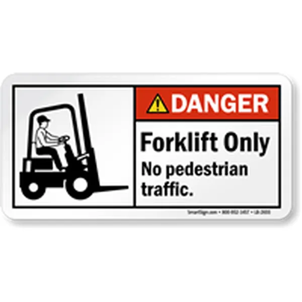フォークリフト安全ラベル印刷｜企業向け作業現場用警告表示ラベル