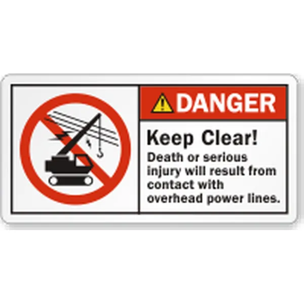 クレーン安全ラベル印刷｜企業向け作業現場用警告表示ラベル製作