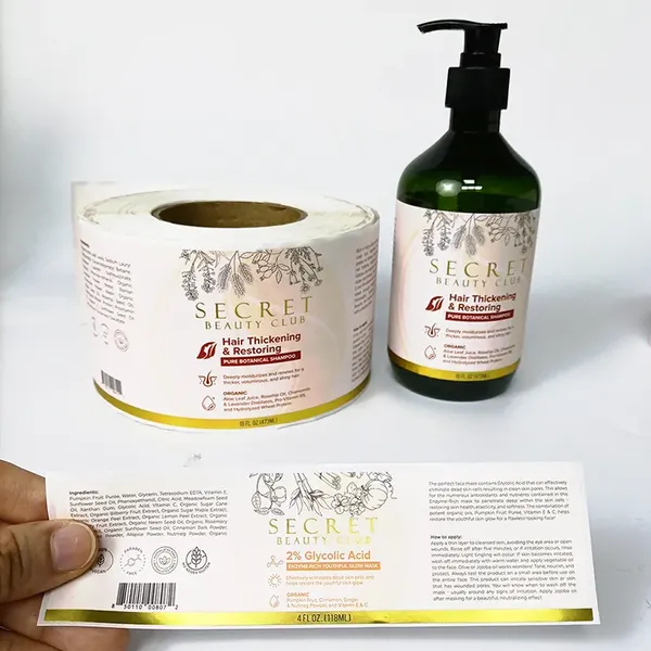 カスタム入浴用品ラベル印刷｜バスアイテム向けオリジナルラベル制作