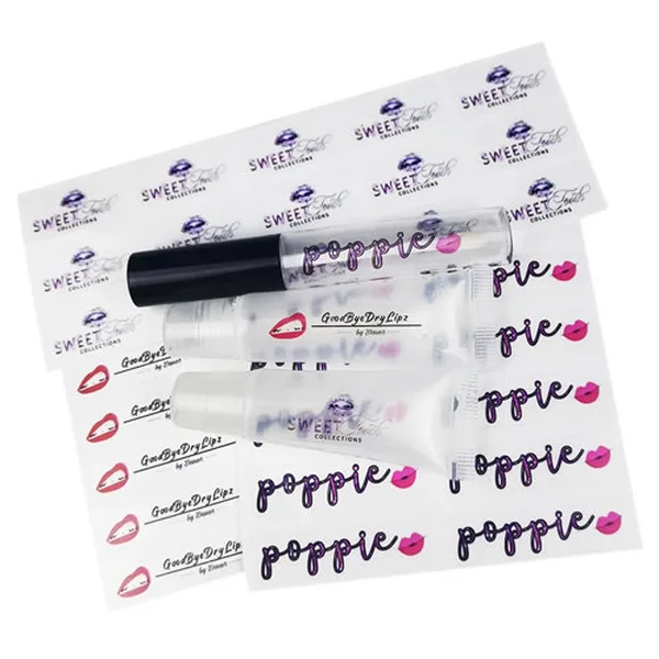 カスタムリップラベル印刷｜口紅・リップ製品向けオリジナルラベル制作