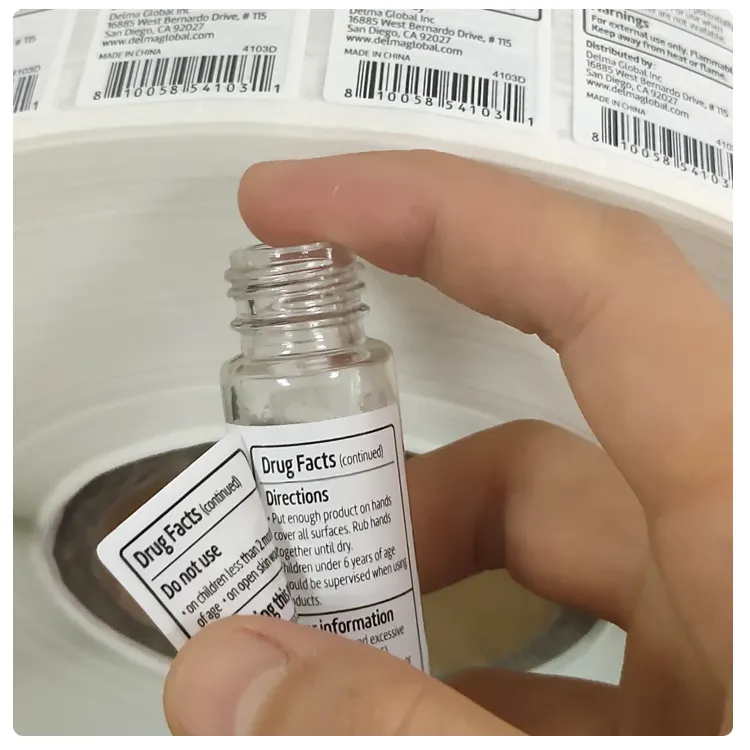 カスタム医薬品剥離揭示ラベル印刷｜医薬品向けオリジナル剥離式ラベル制作