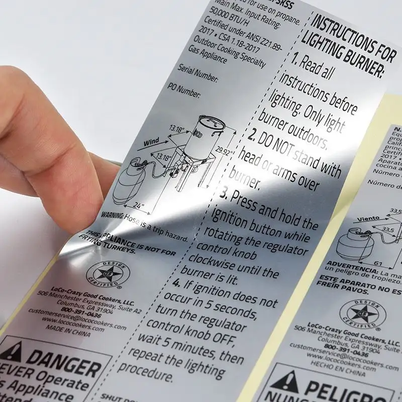 カスタム高温ラベル印刷｜耐熱性ラベル制作｜過酷環境に対応したオリジナルラベル