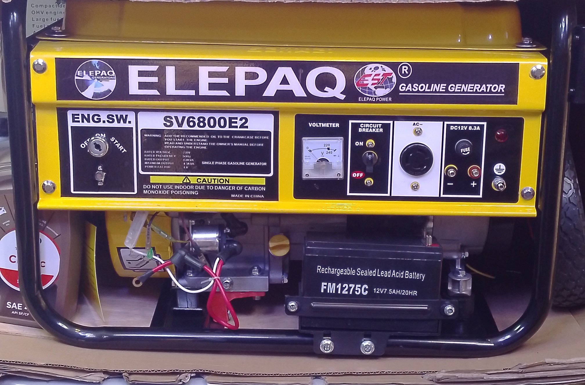 カスタム耐熱発電機ラベル印刷｜高温環境対応オリジナルラベル制作｜耐久性高い