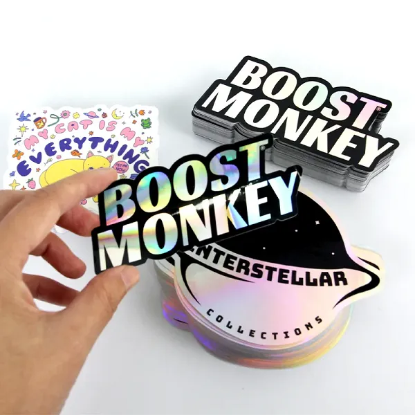 カスタムビニールダイカットステッカー印刷｜企業向けオリジナル模具切割ラベル