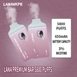 Lana Premium Bar 5800 Puffs Tieguanyin Disposable Vape